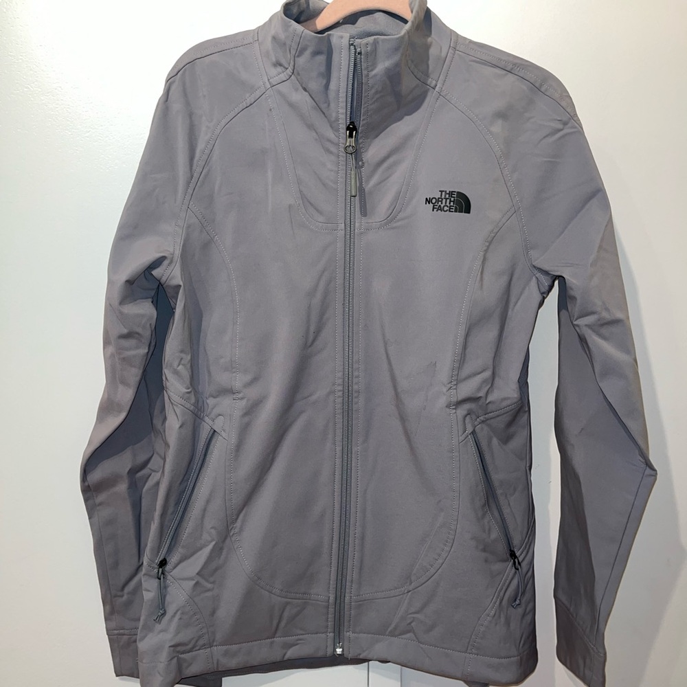 Grey north face jacket